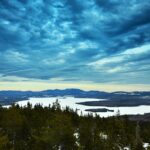 A view of the lakes surrounding Rangeley, Maine.