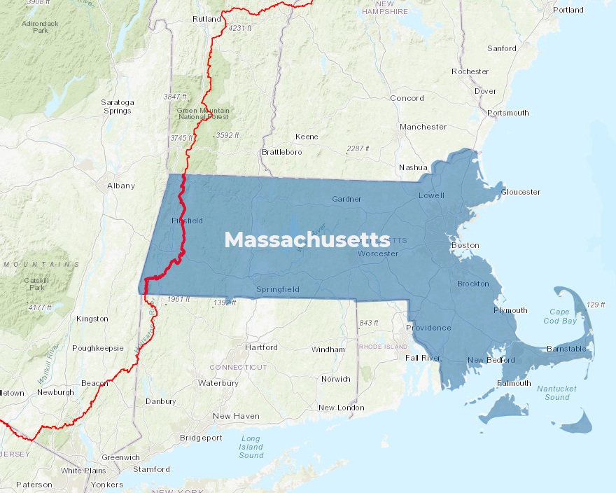 appalachian trail state maps