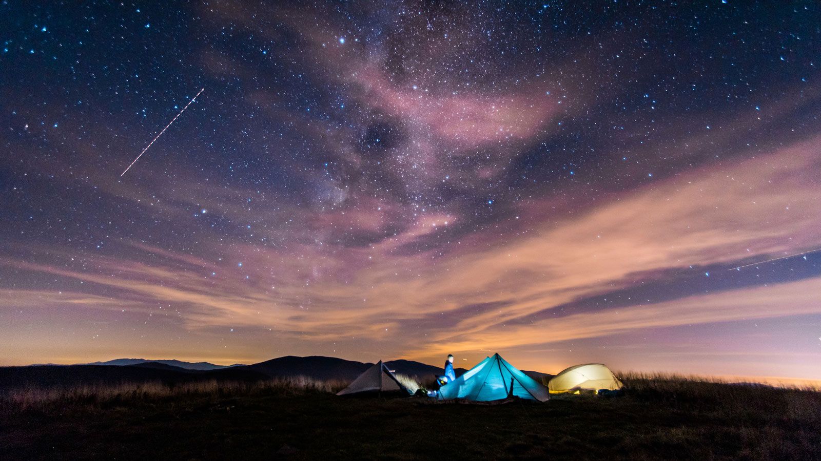 Night skies above the Appalachian Trail in the Roan Highlands. Photo by Horizonline Pictures