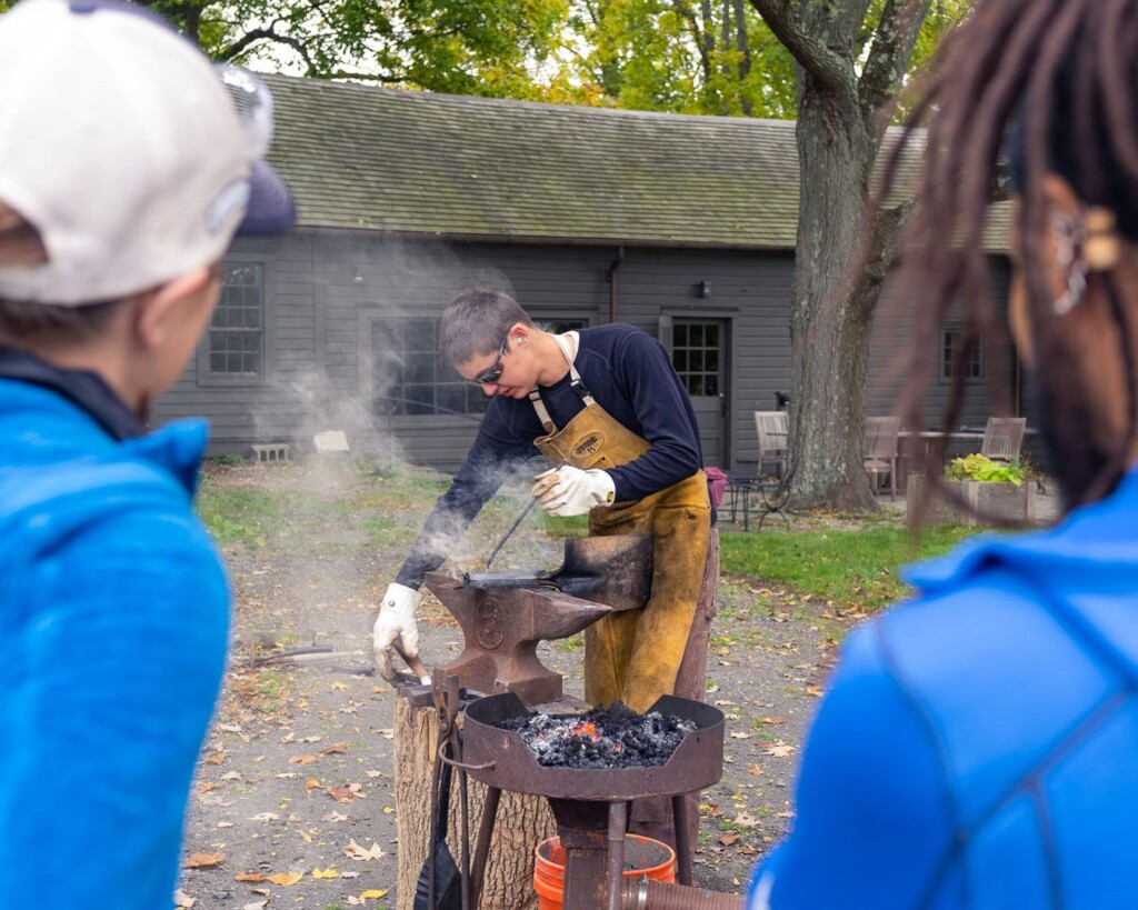 Greenagers Blacksmithing Workshop. Photo courtesy of Michael "Ishkabible" Nieves.