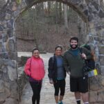 At the Approach Trail Arch with Family