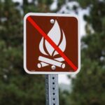No Campfire Sign