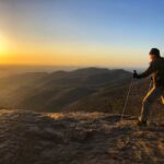 A U.S. veteran looks over an Appalachian Trail Sunrise. Photo courtesyWarrior Expeditions