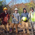 The Appalachian Trail Conservancy partnered with the American Conservation Experience and the National Park Foundation to host this volunteer youth-crew and provide the guidance and training needed for a successful project.