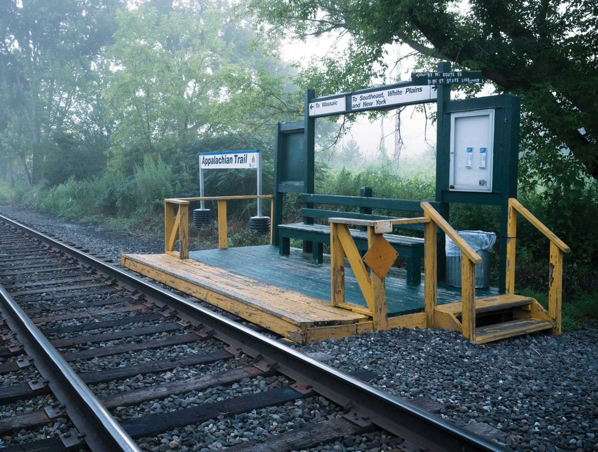 The Appalachian Trail Metro North Train Stop in New York. Photo by Julian Diamond
