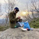 Snacktime on Blood Mountain. Photo by Bernard "Rerun" Cavanaugh