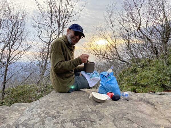 Snacktime on Blood Mountain. Photo by Bernard "Rerun" Cavanaugh