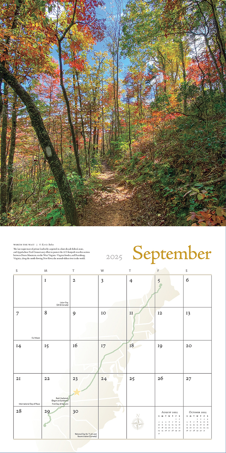 2026 Calendar Appalachian Trail Conservancy