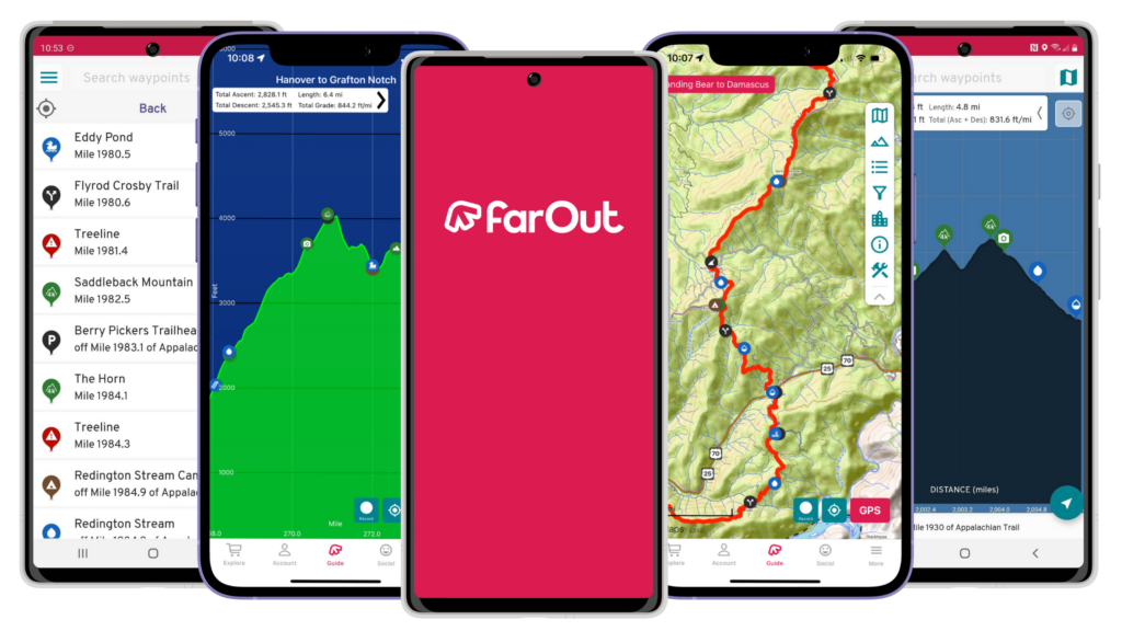 FarOut app screenshots