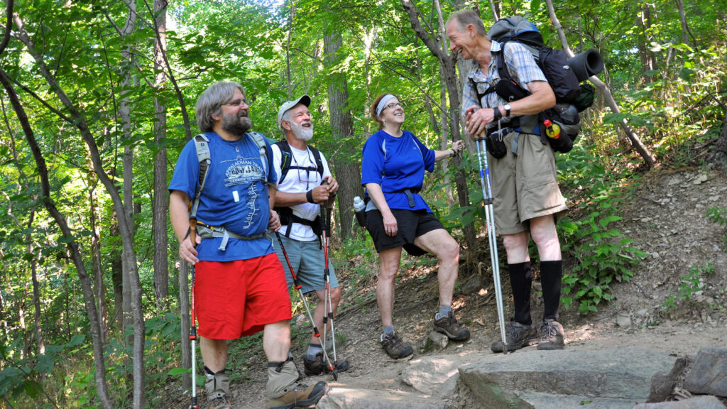 Hike with a group