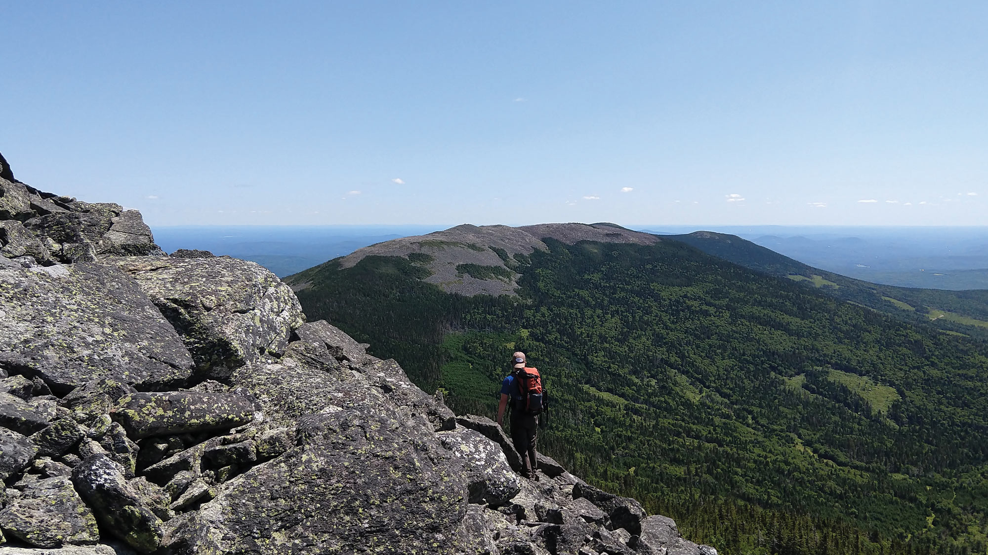 The view from Mount Abraham. Photo courtesy of Maine Appalachian Trail Land Trust