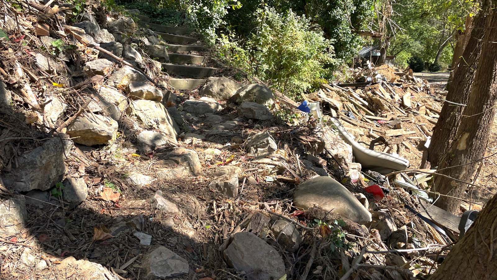 Captured during clean-up efforts in Hot Springs, North Carolina, which was devastated by Helene