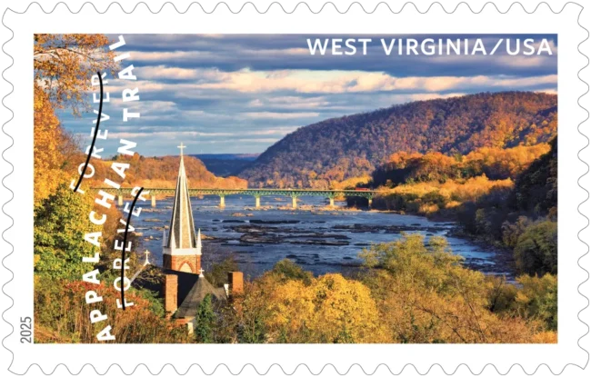 View of Harpers Ferry, West Virginia from Jefferson Rock
