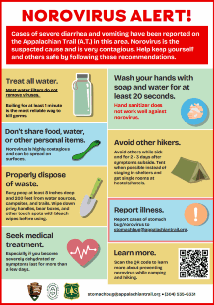 Norovirus & Stomach Bugs - Appalachian Trail Conservancy