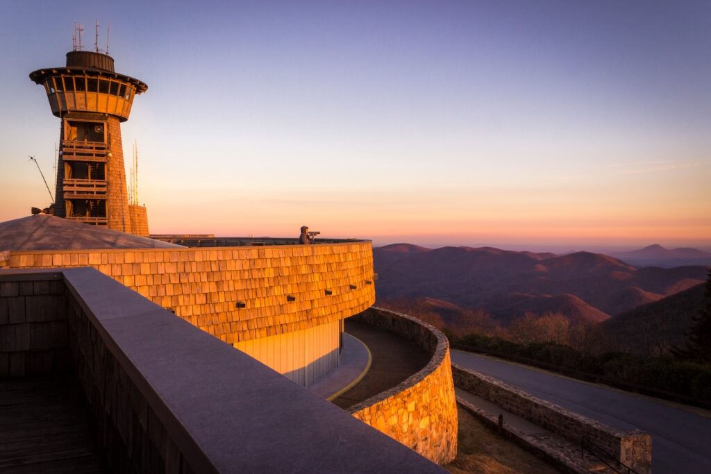 Blairsville GA_Sunset on Brasstown Bald
