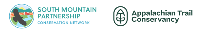 National Park Service logo (circular scene with a bird and landscape) next to Appalachian Trail Conservancy wordmark and emblem
